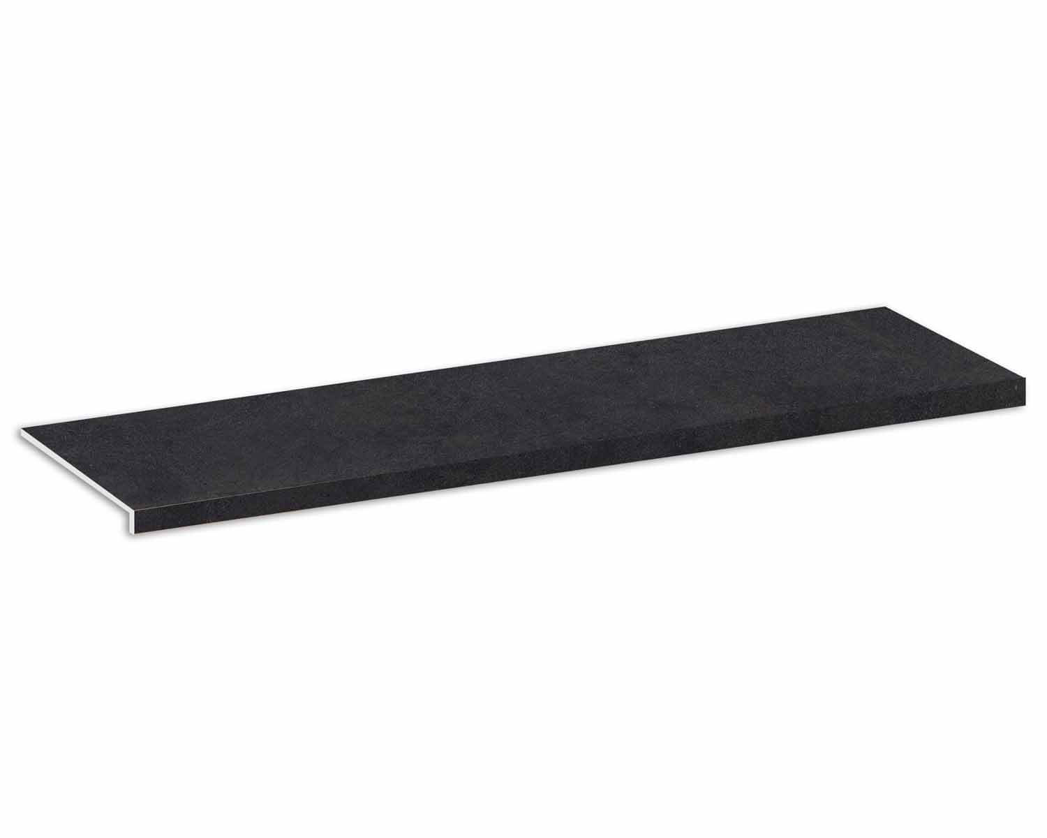PELDAÑO NEGRO SATINADO 33X6X5