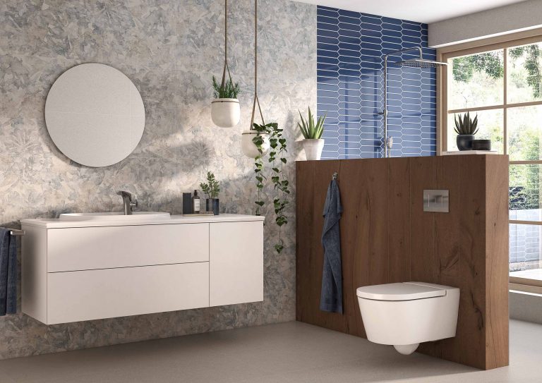 AMB_BLOCK ARROW AZUL BRILLO 5X25_BLOSSOM DEKO GRIS 60X120 R_INDIANA NOCCE 20X120 R_12